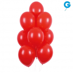 Gemar Balon Tek Renk 10" 100lü Kırmızı